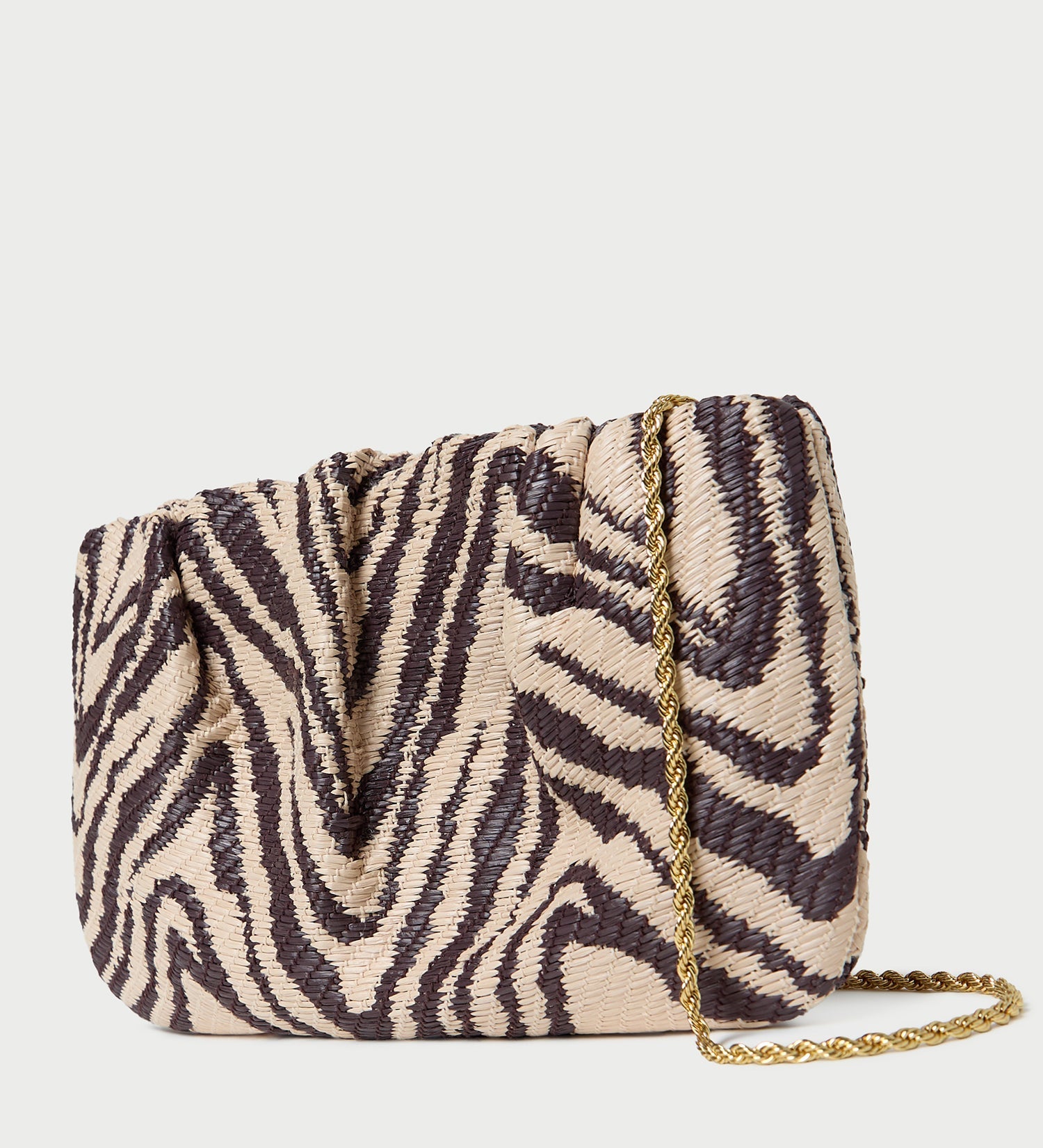 Loeffler Randall - Serena Zebra Gathered Clutch
