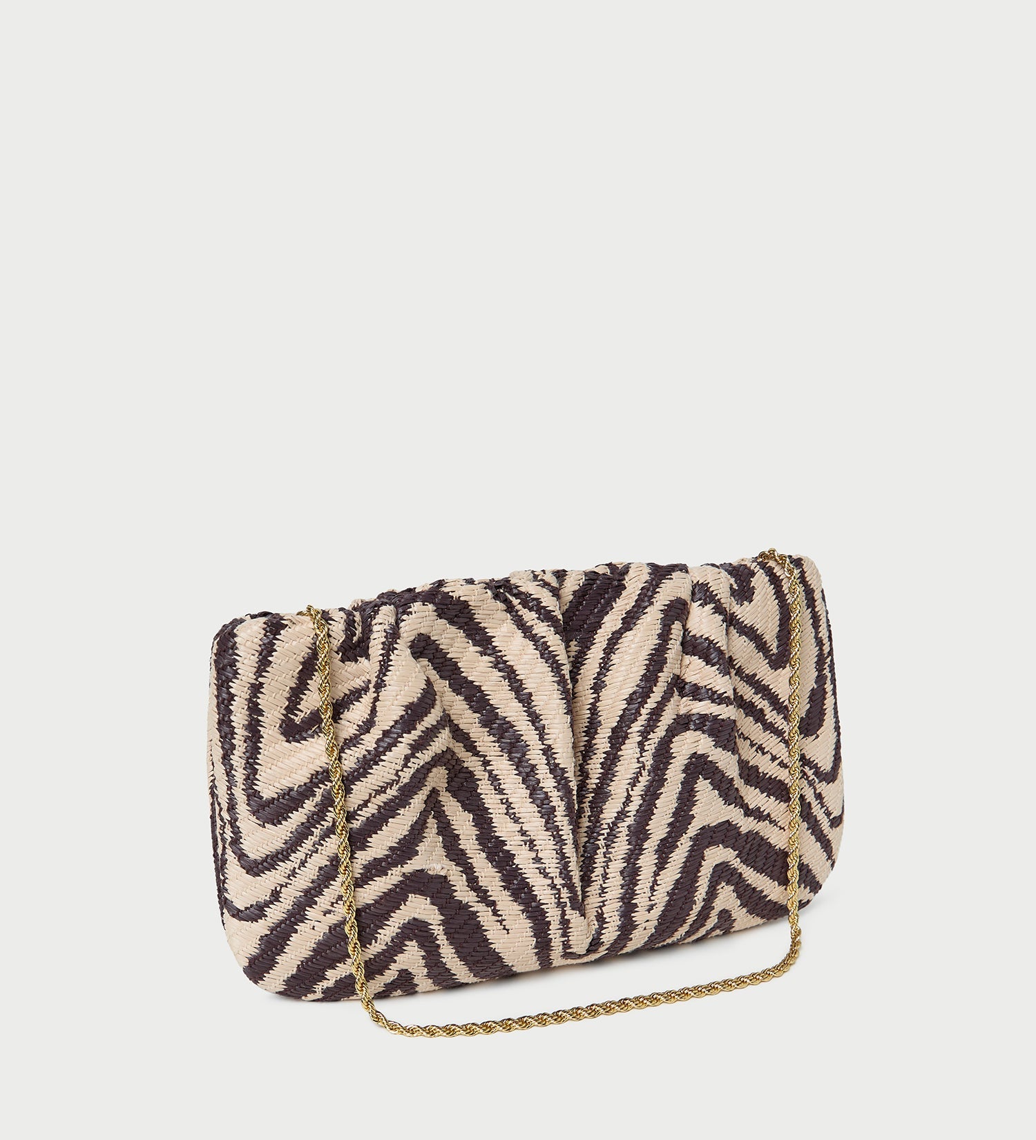 Loeffler Randall - Serena Zebra Gathered Clutch