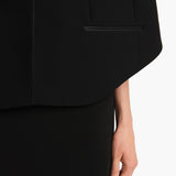 Khaite - Severo Cape in Black