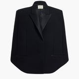 Khaite - Severo Cape in Black