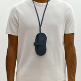 Metier - Glasses Case Double With Strap Buttery Nappa Sapphire