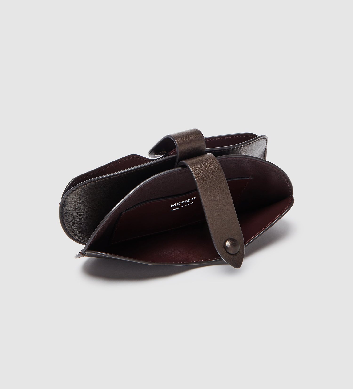 Metier - Glasses Case Double Buttery Nappa Cacao
