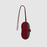 Metier - Glasses Case With Strap Soft Grain Rosso