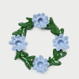 Loeffler Randall - LR x Sean Gerstley Blue Ceramic Wreath