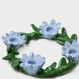 Loeffler Randall - LR x Sean Gerstley Blue Ceramic Wreath