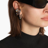 Khaite - Shadow Right Ear Cuff with Beads in Silver