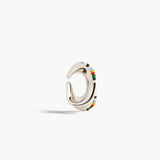 Khaite - Shadow Right Ear Cuff with Beads in Silver