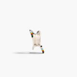 Khaite - Shadow Right Ear Cuff with Beads in Silver