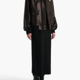 Khaite - Shellar Jacket in Black Leather