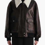 Khaite - Shellar Jacket in Black Leather
