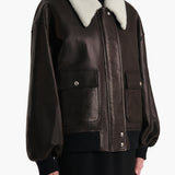 Khaite - Shellar Jacket in Black Leather
