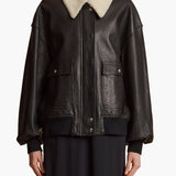 Khaite - Shellar Jacket in Black Leather