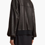 Khaite - Shellar Jacket in Black Leather