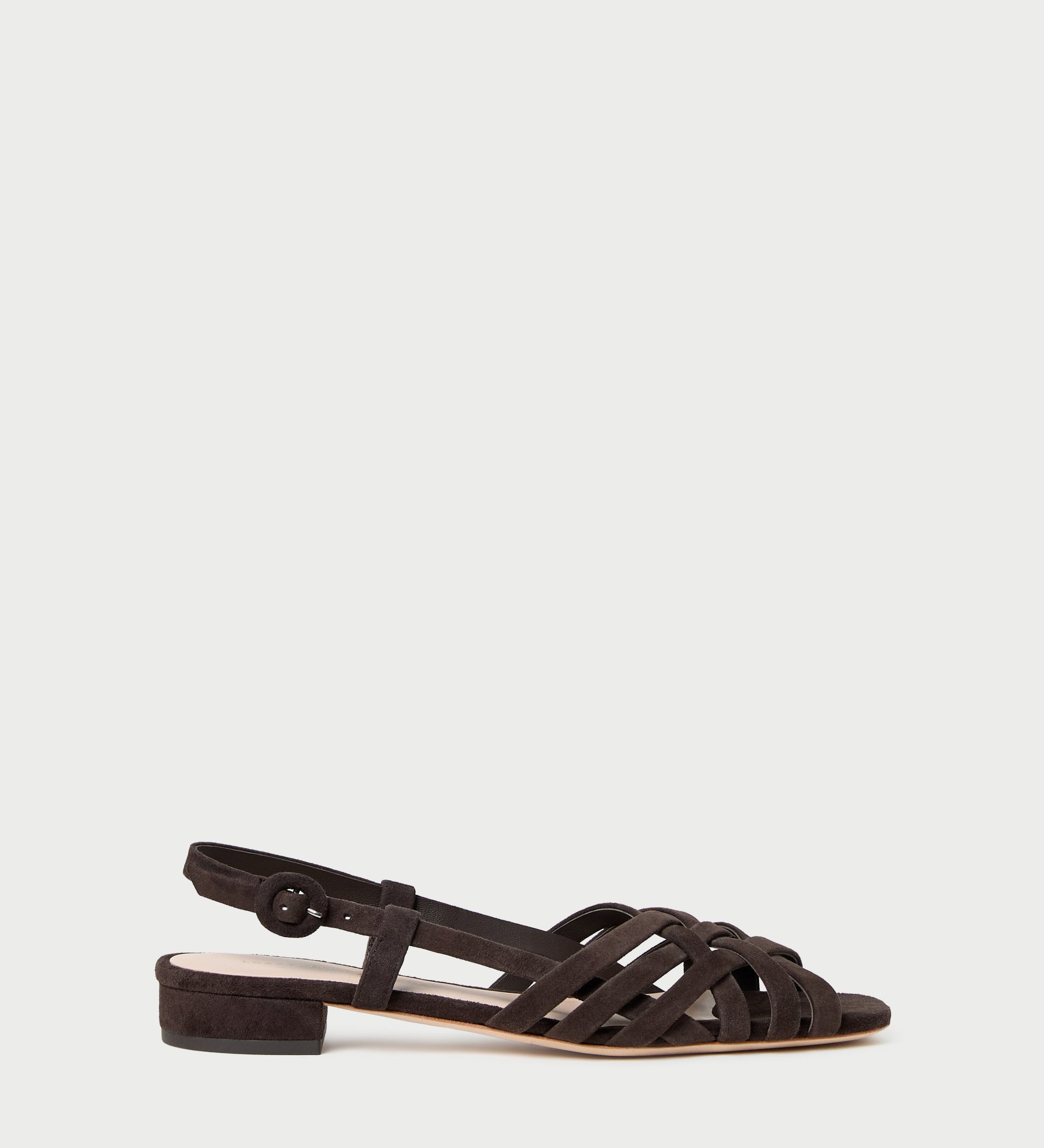 Loeffler Randall - Shelly Brown Suede Flat Sandal