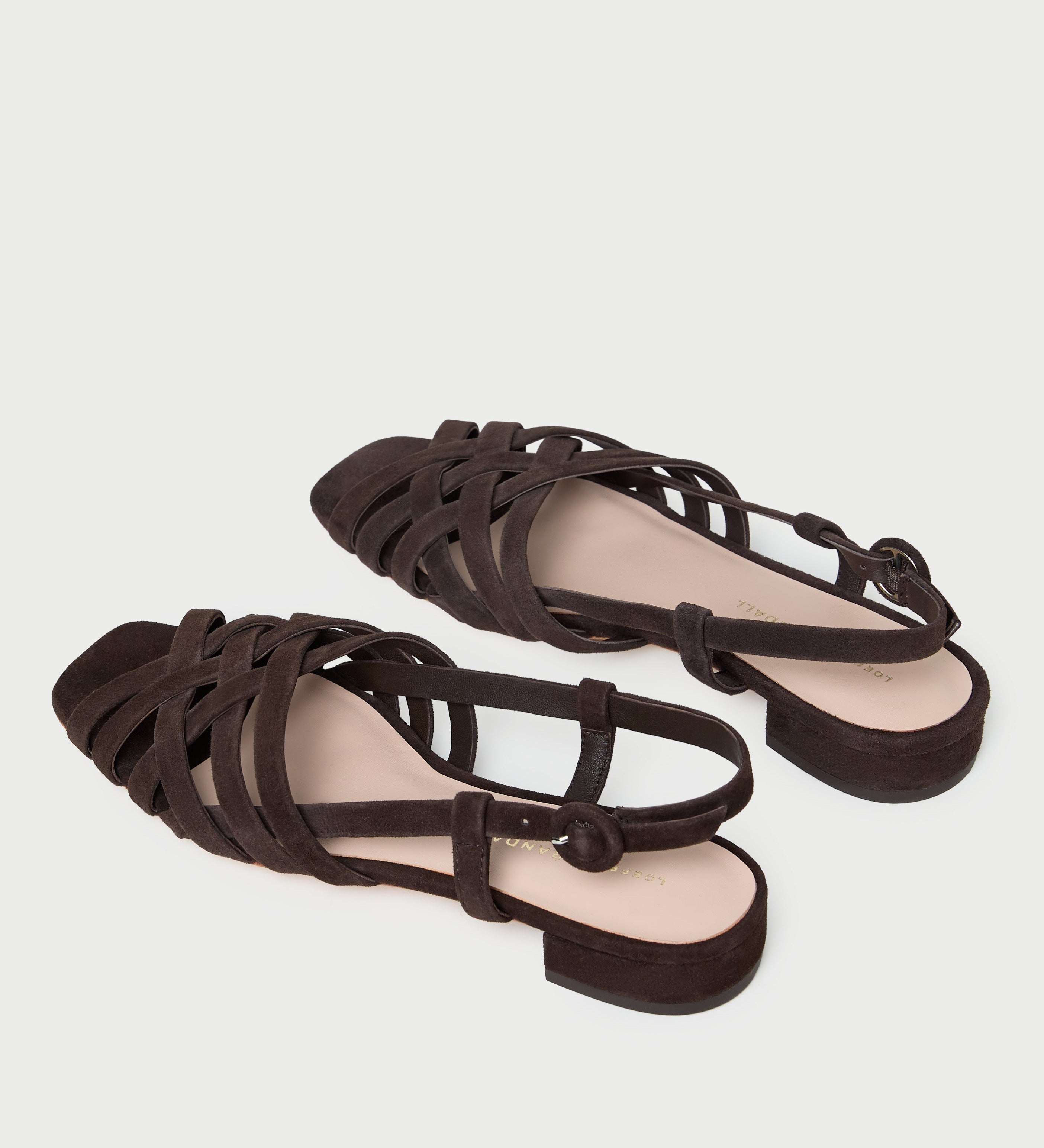 Loeffler Randall - Shelly Brown Suede Flat Sandal