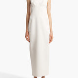Khaite - Shoshanna Dress in Chalk