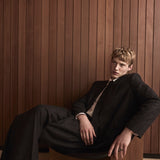 FRAME - Pinstripe Wool Blazer -- Dark Grey