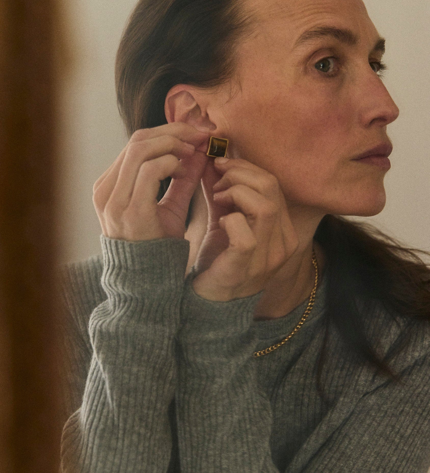 Jamie Haller - The Rib Slim Sweater in Graphite