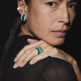 Dorsey - CRAWFORD EARRINGS IN NANO EMERALD