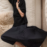 Jamie Haller - The Accordion Skirt in Navy