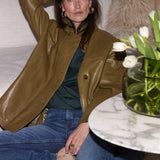 Jamie Haller - The Minimal Anorak Jacket in Olive