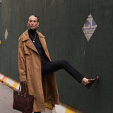 Jamie Haller - The Traditional Trench in Chestnut