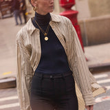 Jamie Haller - The Rib Turtleneck in Navy