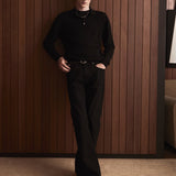 FRAME - Superfine Polo Sweater -- Black