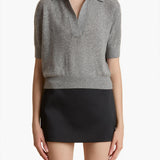 Khaite - Shrunken Jo Sweater in Warm Grey