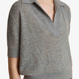Khaite - Shrunken Jo Sweater in Warm Grey