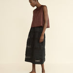 DOEN - SIDRA SKIRT - - BLACK