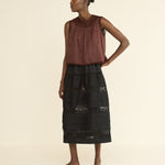 DOEN - SIDRA SKIRT - - BLACK