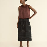 DOEN - SIDRA SKIRT - - BLACK
