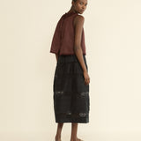 DOEN - SIDRA SKIRT - - BLACK