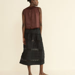 DOEN - SIDRA SKIRT - - BLACK