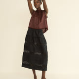 DOEN - SIDRA SKIRT - - BLACK