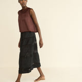 DOEN - SIDRA SKIRT - - BLACK