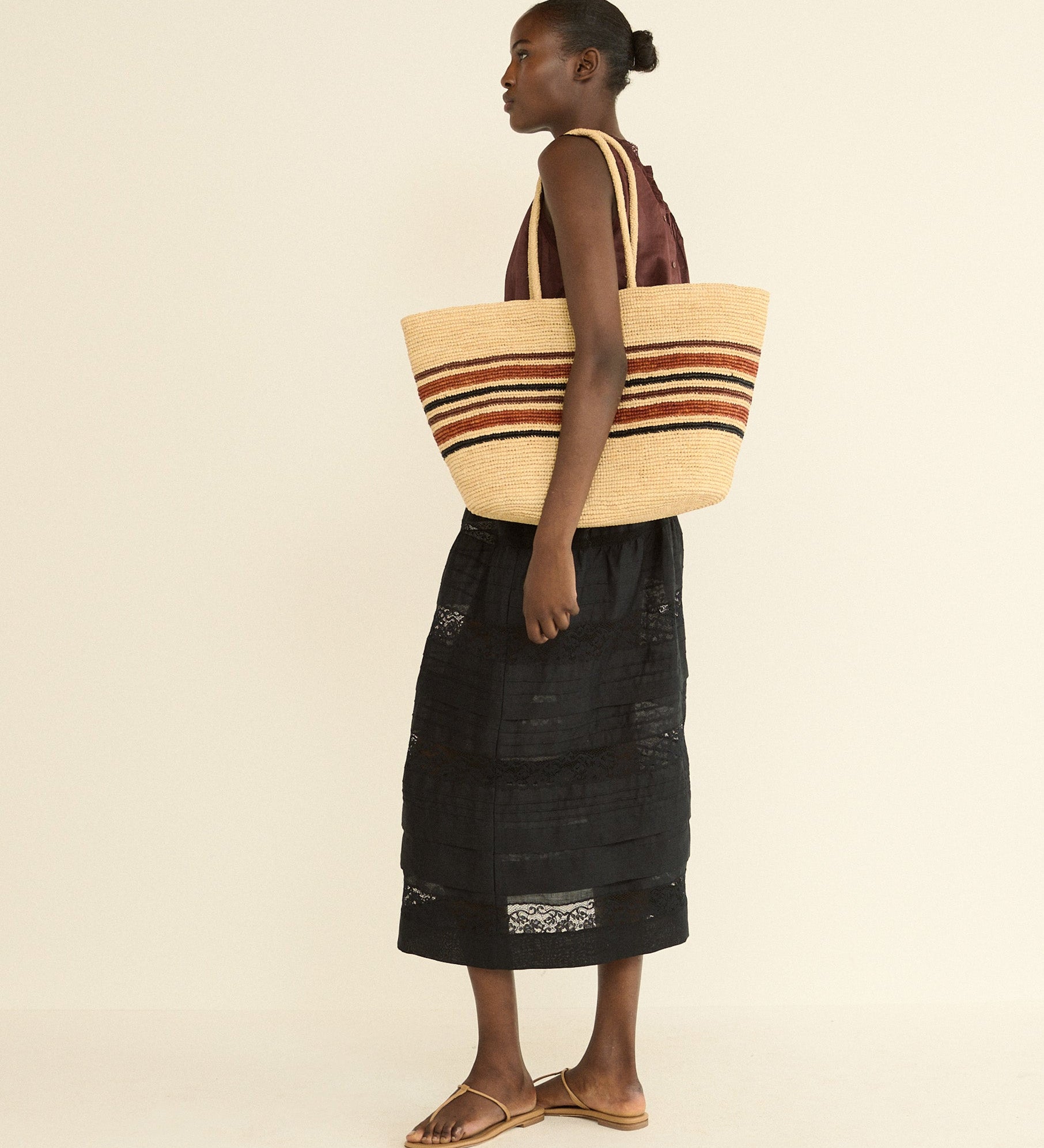 DOEN - SIDRA SKIRT - - BLACK