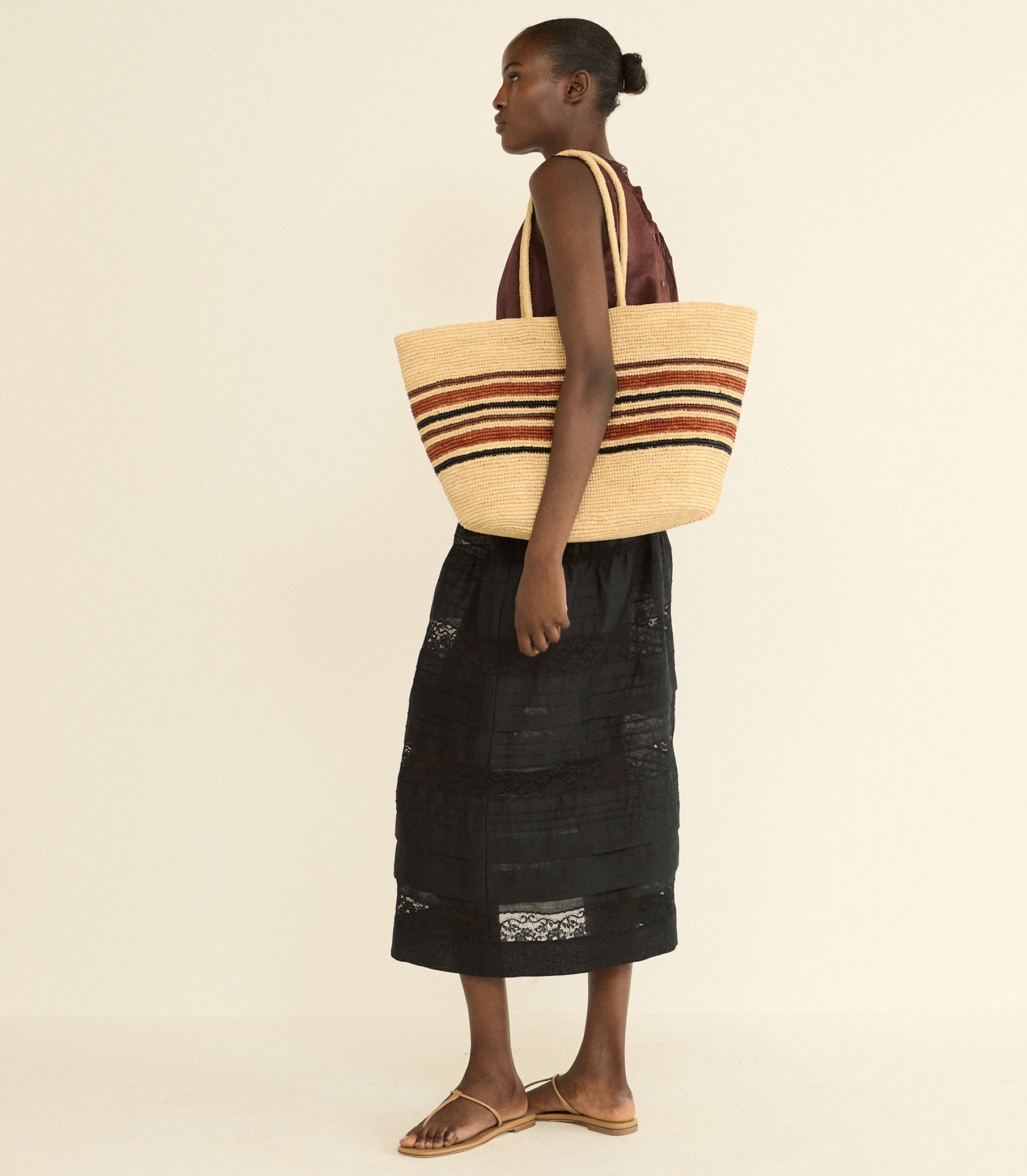 DOEN - SIDRA SKIRT - - BLACK
