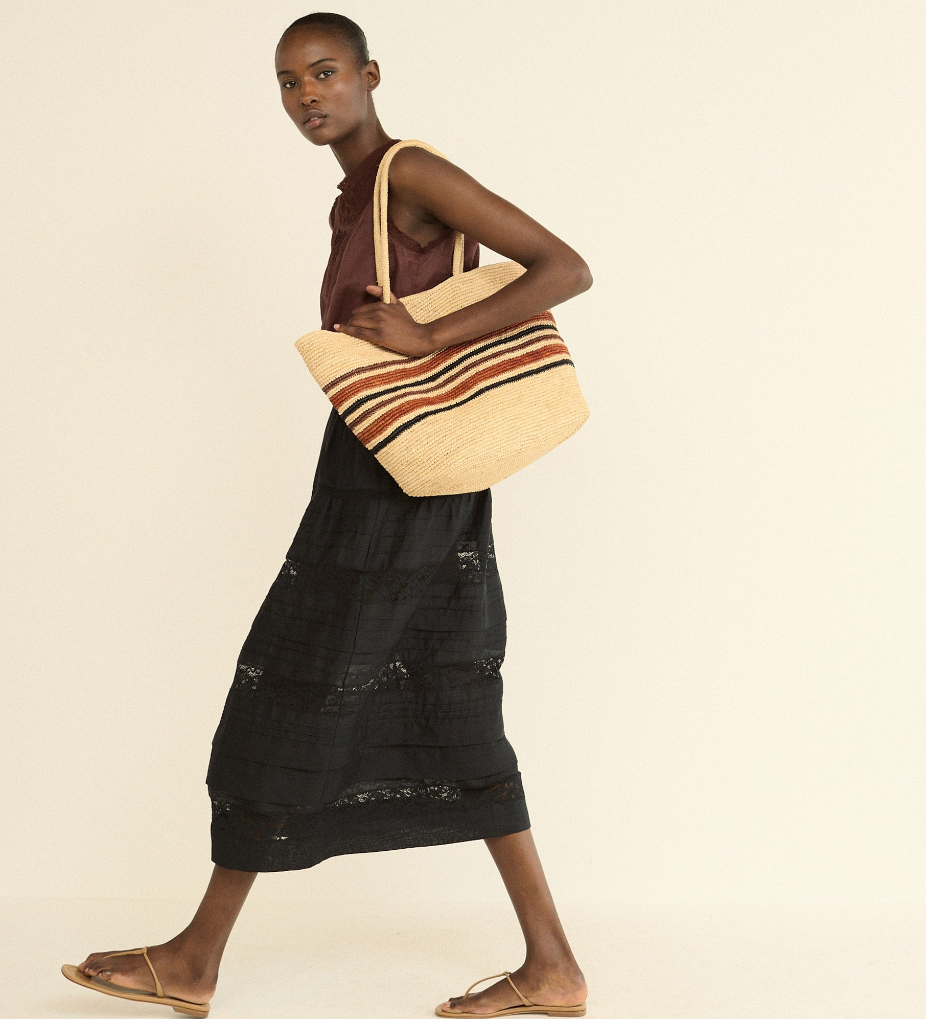 DOEN - SIDRA SKIRT - - BLACK