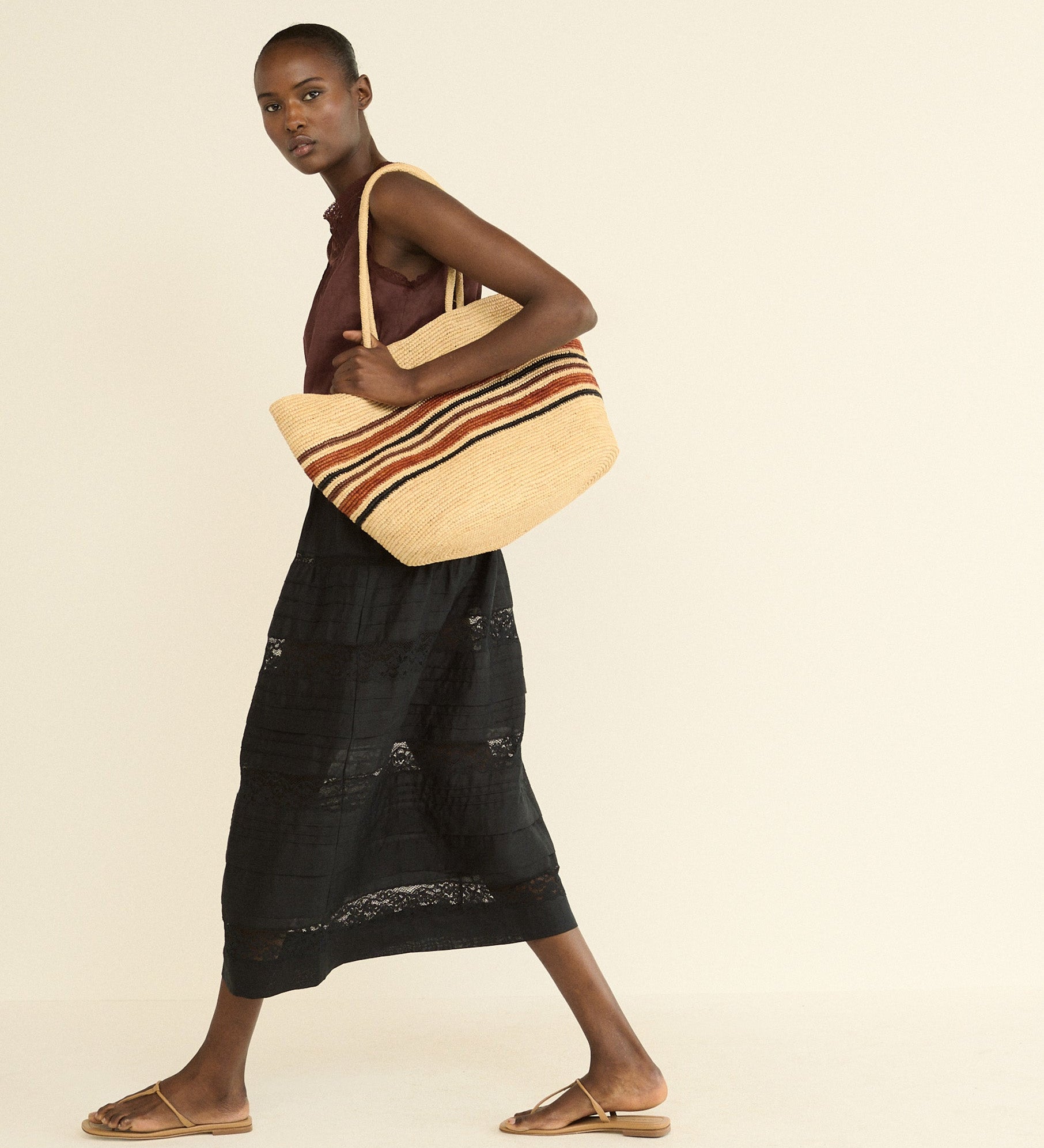 DOEN - SIDRA SKIRT - - BLACK