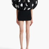 Khaite - Siel Dress in Black with Large White Dots