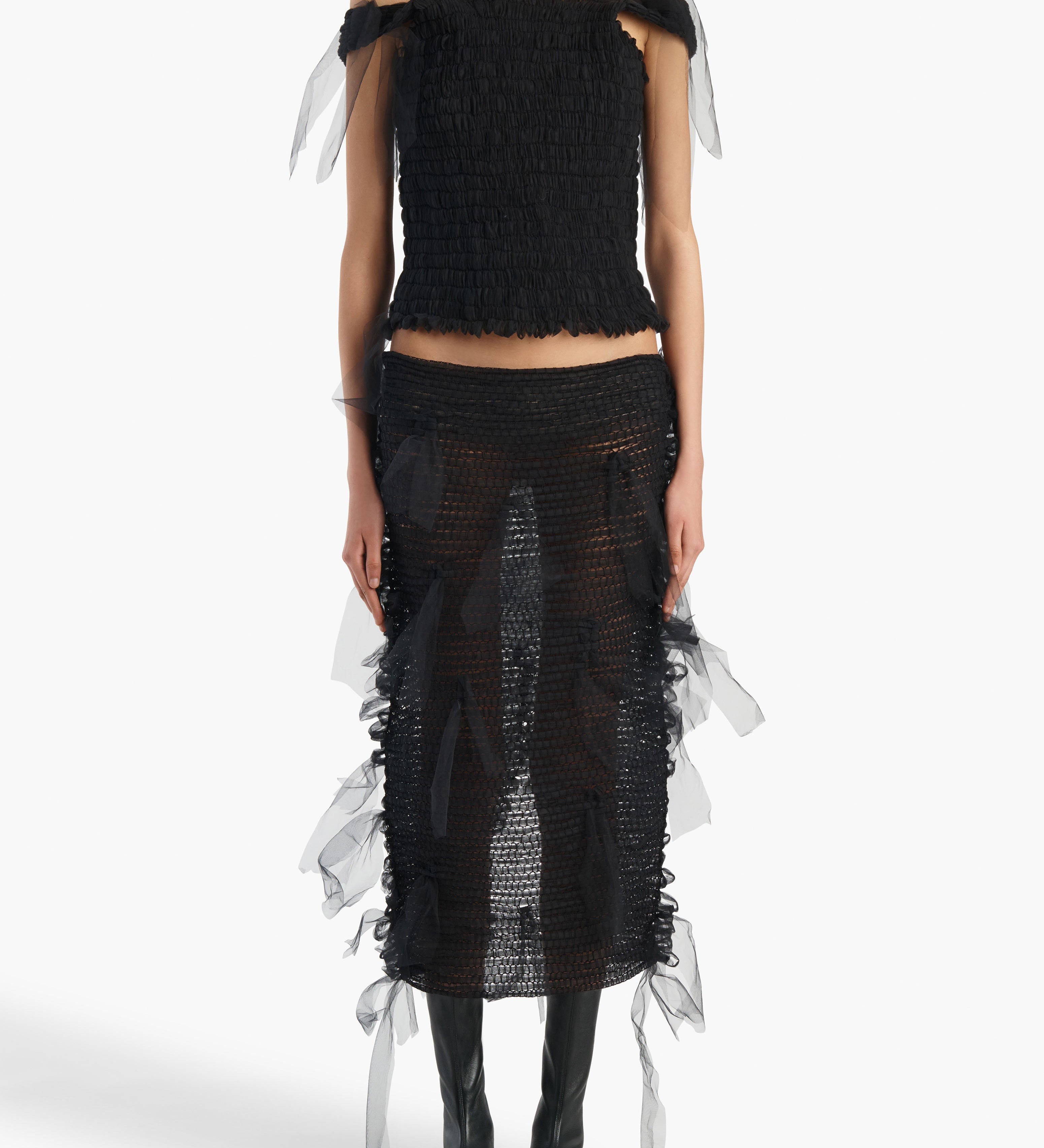 Khaite - Signe Skirt in Black