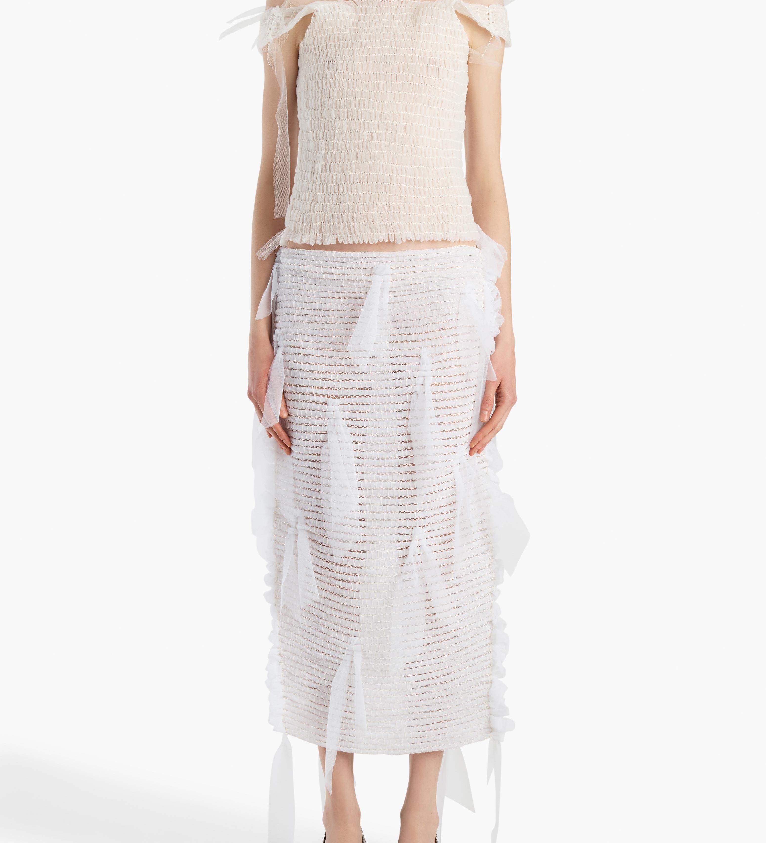 Khaite - Signe Skirt in Glaze