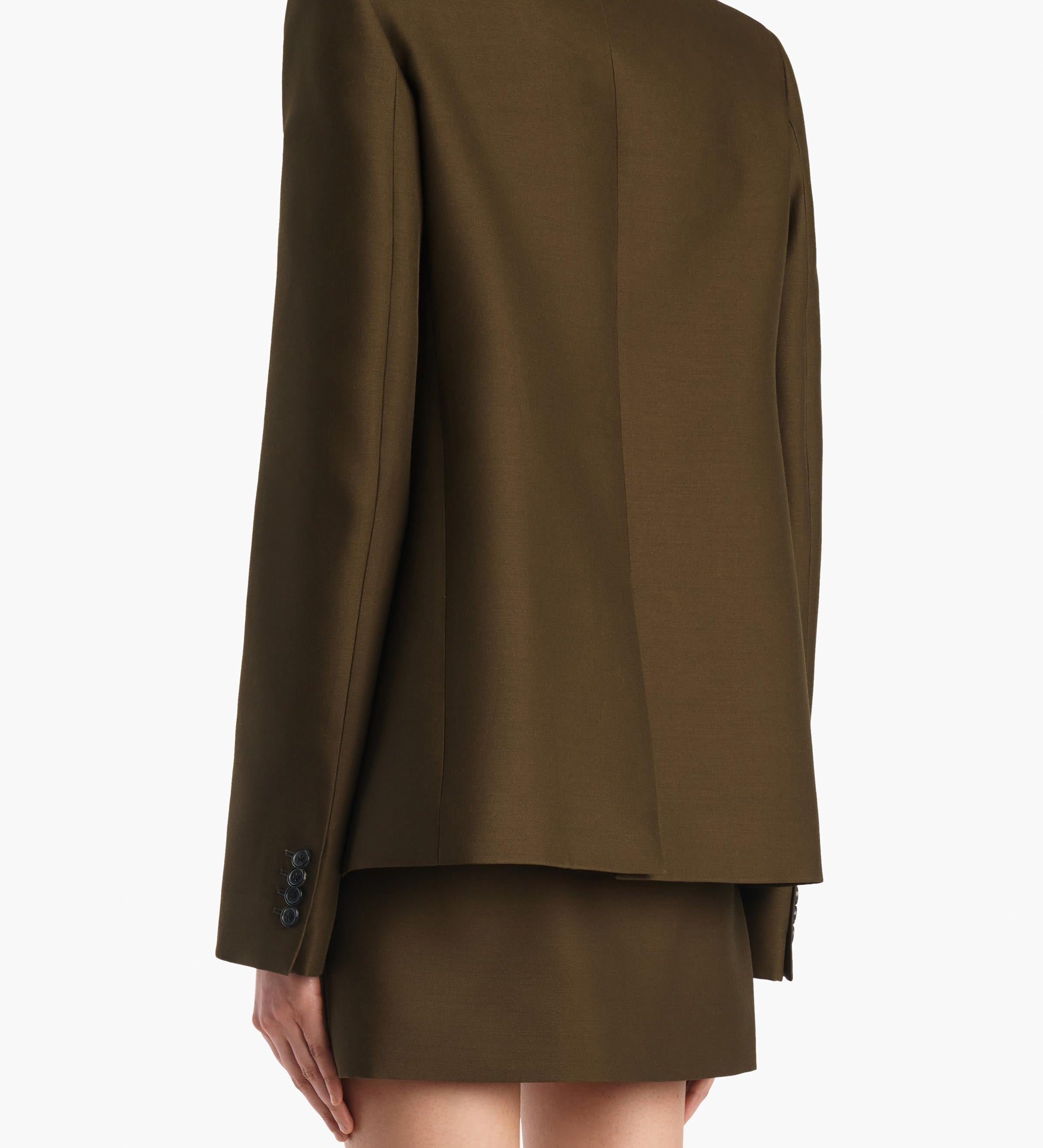 Khaite - Silvannah Jacket in Dark Olive