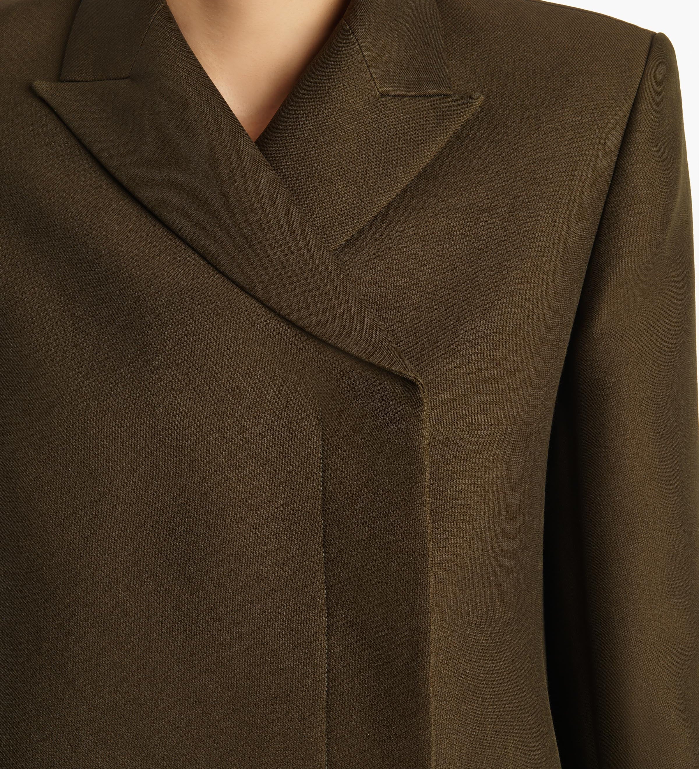Khaite - Silvannah Jacket in Dark Olive