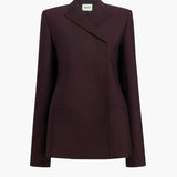 Khaite - Silvannah Jacket in Almandine