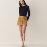 DÔEN - COURTNEY SKIRT -- LIGHT CAMEL