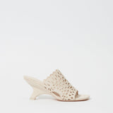 Simkhai - Shadow Mule Laser Cut Leather Sandal