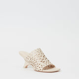 Simkhai - Shadow Mule Laser Cut Leather Sandal